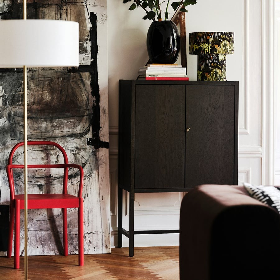 STOCKHOLM 2025 Cabinet with 2 doors, green, 80x40x126 cm