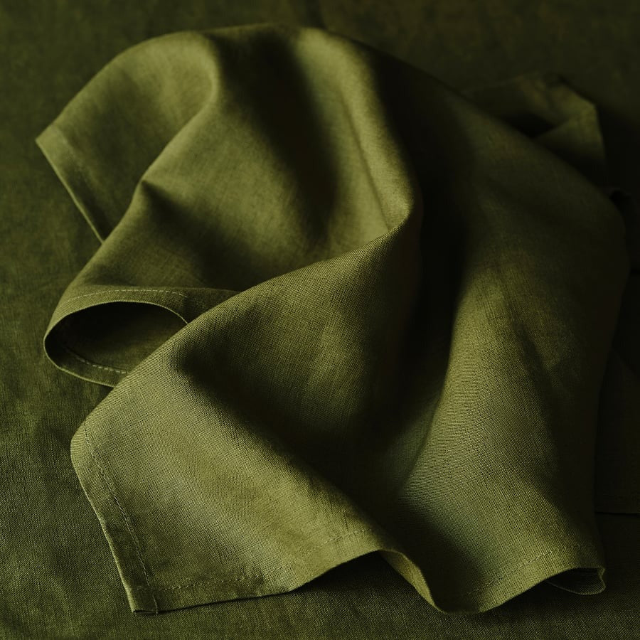 STOCKHOLM 2025 Napkin, dark green, 50x50 cm