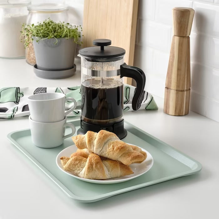 TILLGÅNG Tray, pale green, 37x29 cm