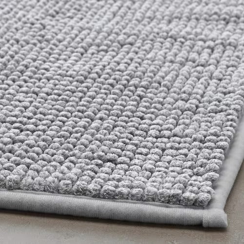 TOFTBO Bath mat, grey-white mélange, 40x60 cm