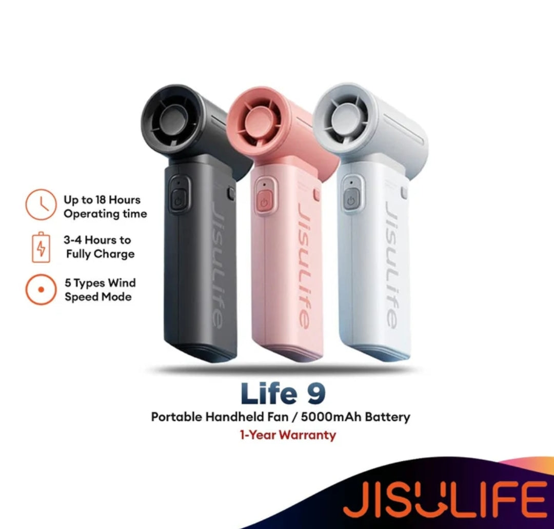 JisuLife Life9 5000mAh Handheld Fan