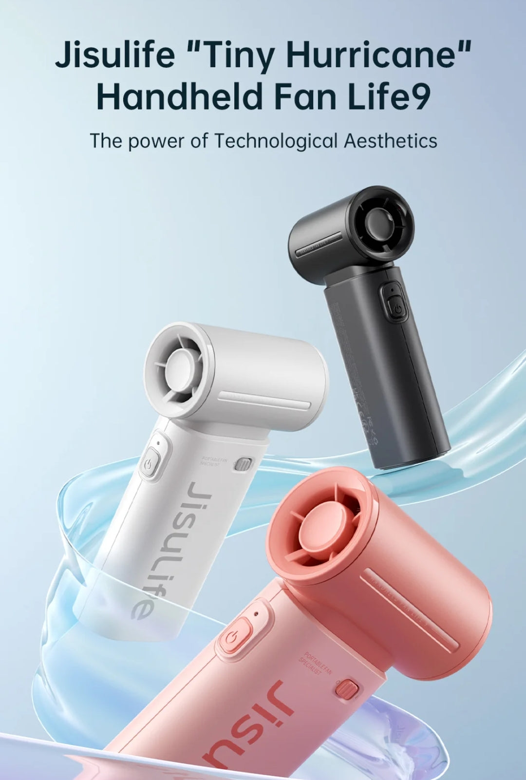 JisuLife Life9 5000mAh Handheld Fan