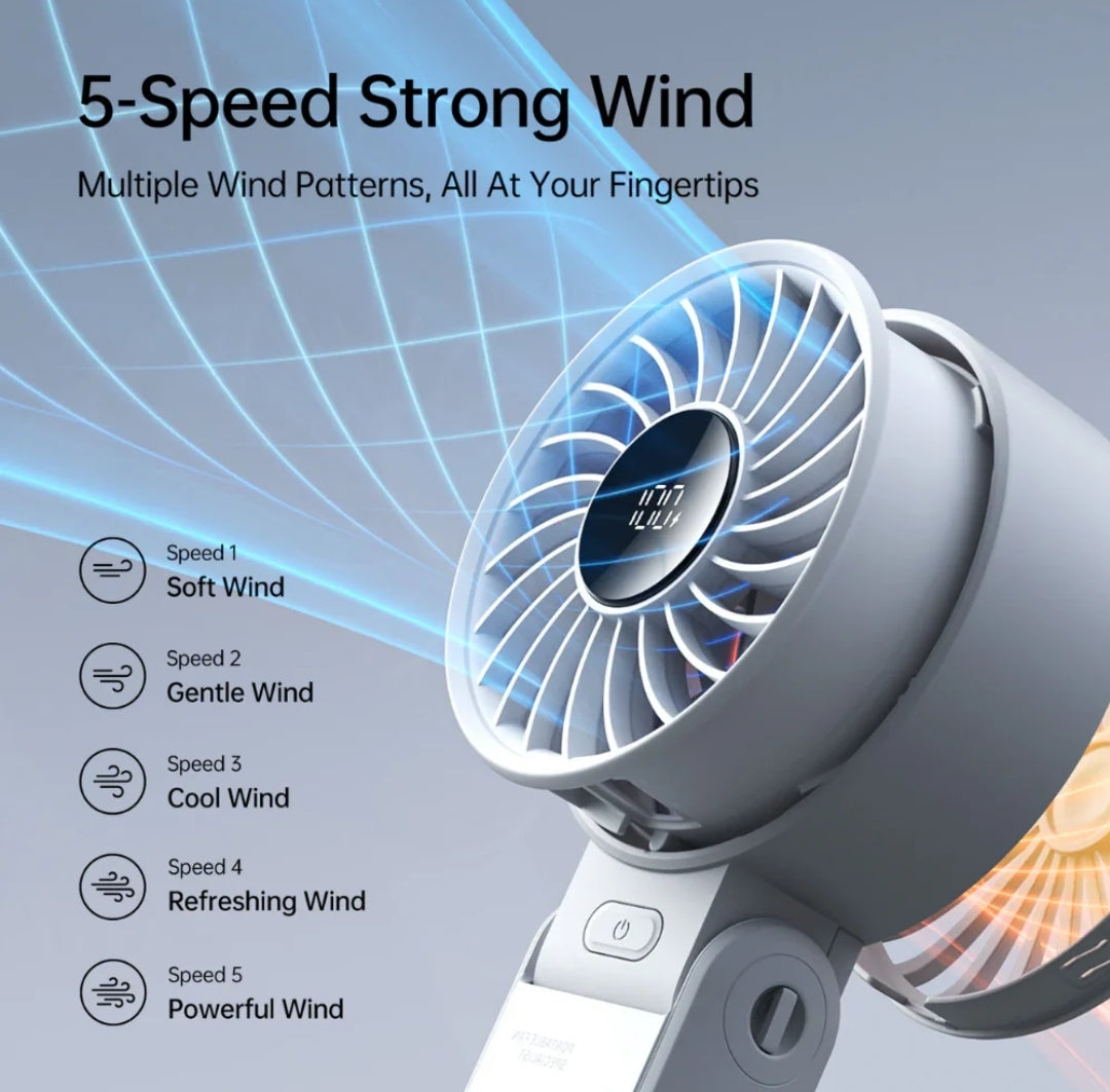 JISULIFE HANDHELD FAN LIFE7 (5000MAH)