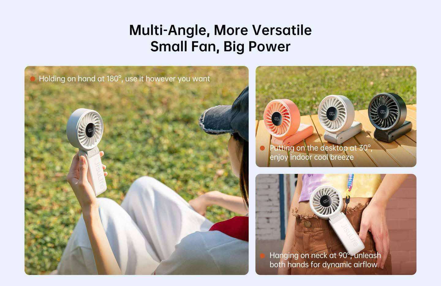 JISULIFE HANDHELD FAN LIFE7 (5000MAH)