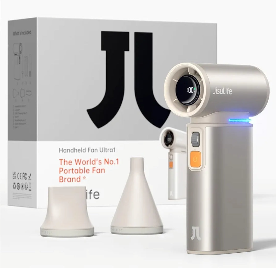 JISULIFE Handheld Fan Ultra1 , 9000 mAh