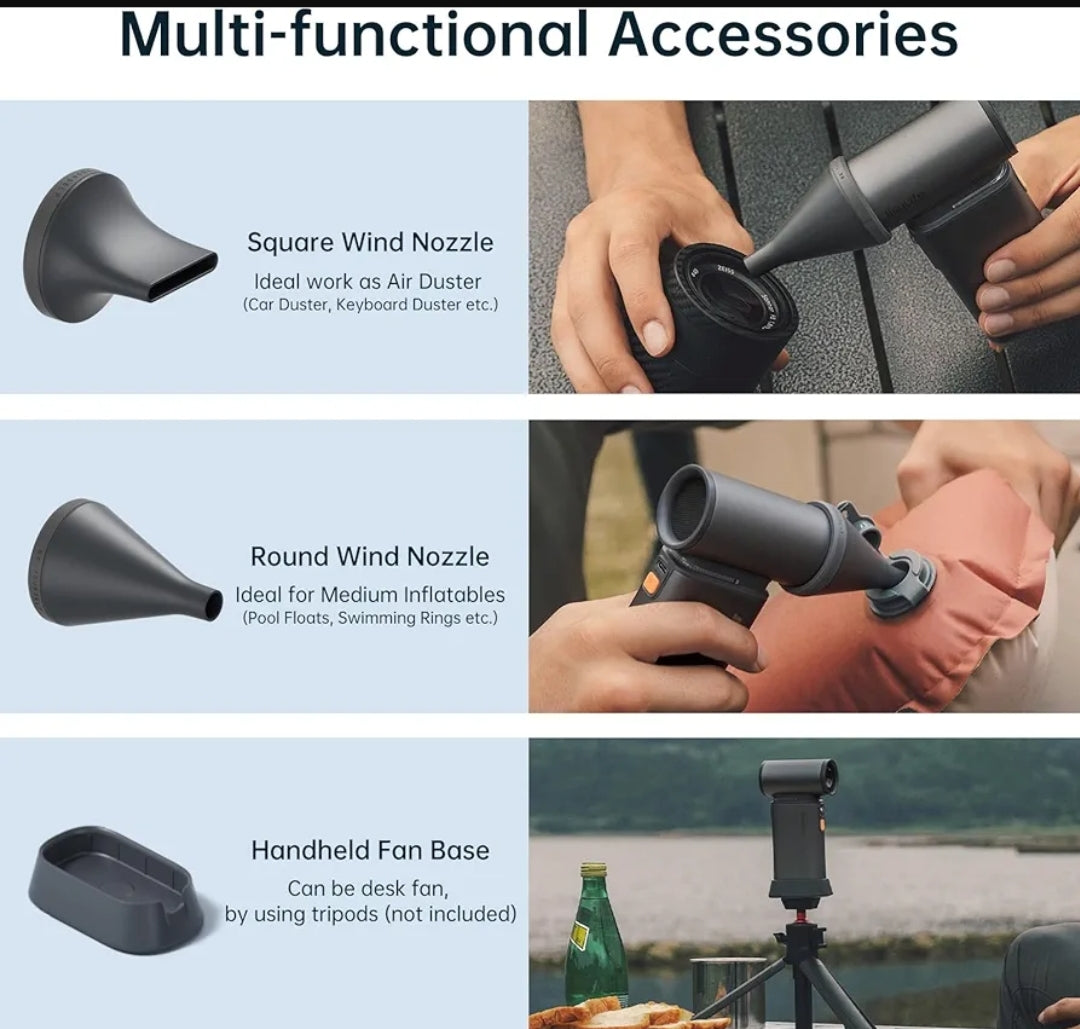 JISULIFE Handheld Fan Ultra1 , 9000 mAh