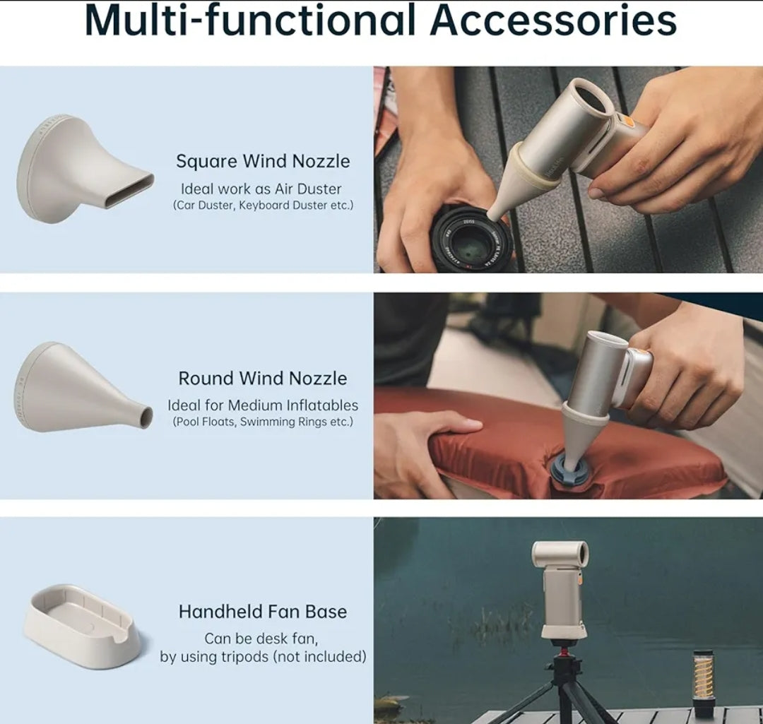 JISULIFE Handheld Fan Ultra1 , 9000 mAh