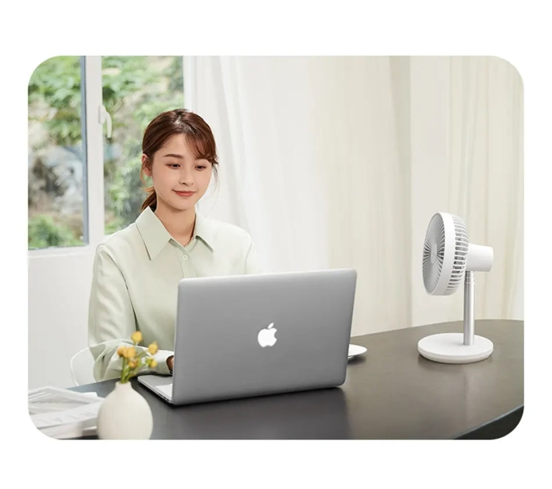 JISULIFE Table Fan life7 , 8000 mAh , white