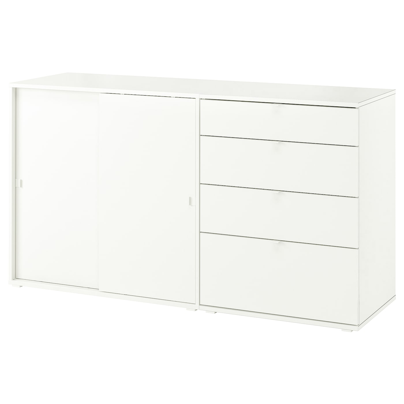 VIHALS Storage combination, white, 165x47x90 cm 6,580THB