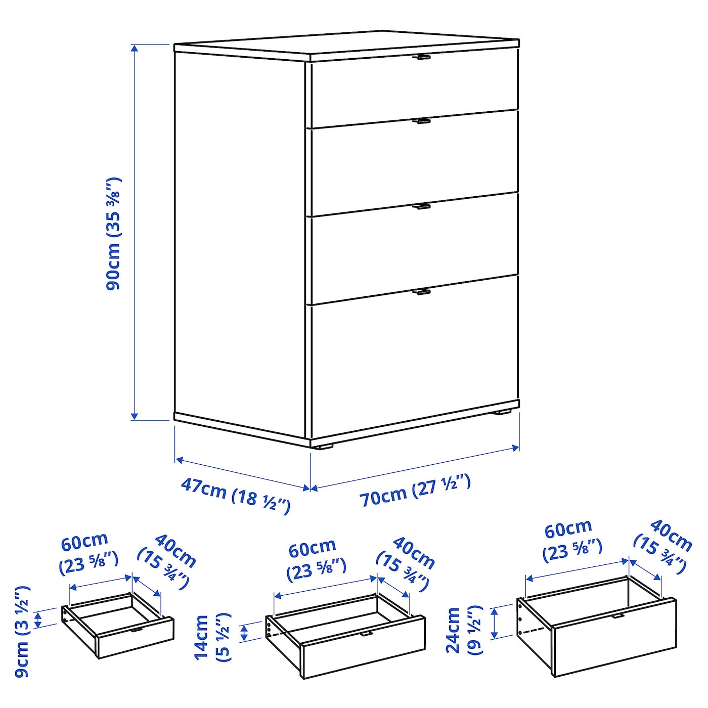 VIHALS Storage combination, white, 165x47x90 cm 6,580THB