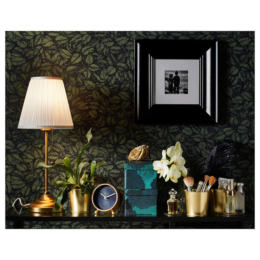 ÅRSTID Table lamp, brass/white
