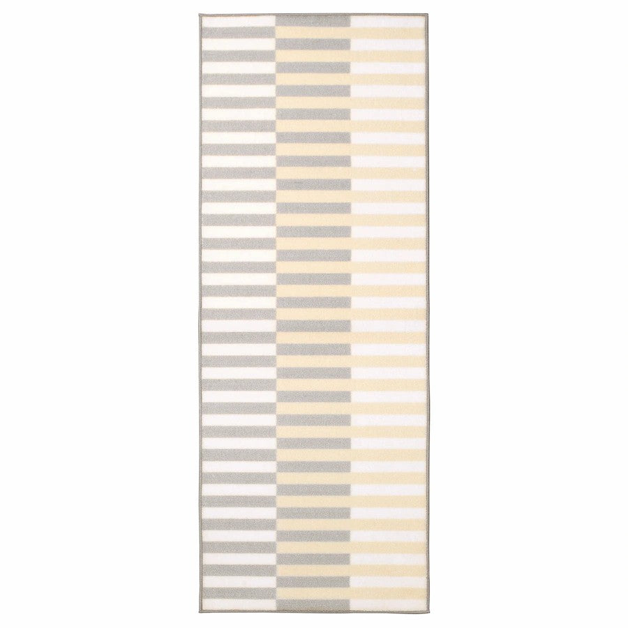 ELVERK Kitchen mat, beige, 45x120 cm