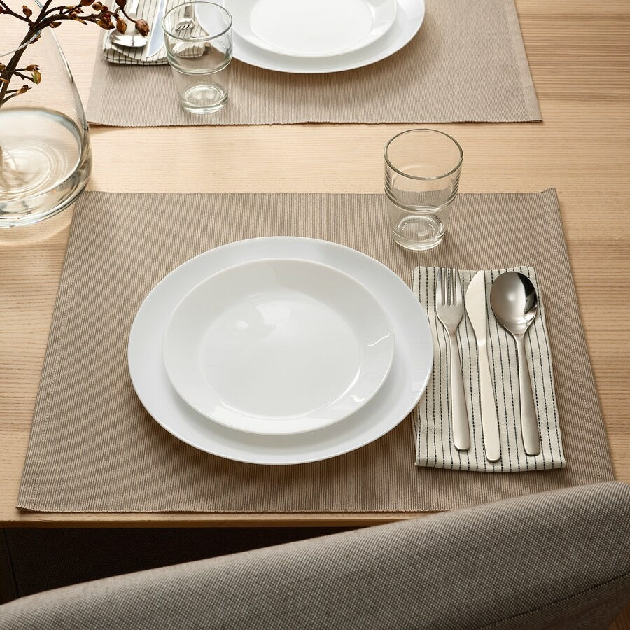 OFTAST Plate, white, 19 cm