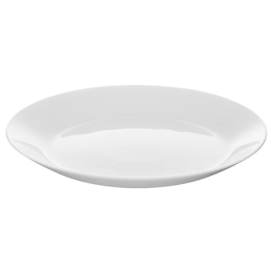 OFTAST Plate, white, 19 cm
