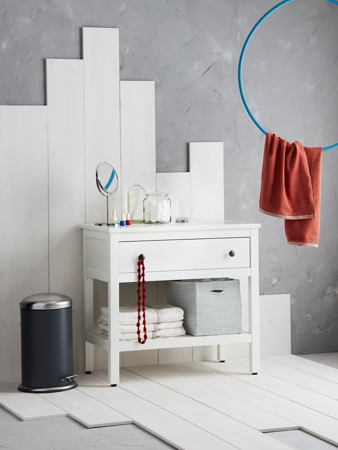 TRENSUM Mirror, stainless steel