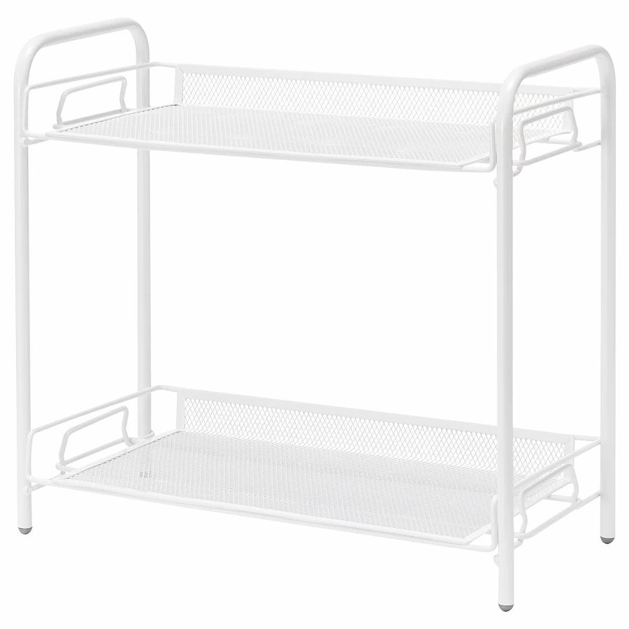TEVALEN Storage unit, white, 36x17x33 cm