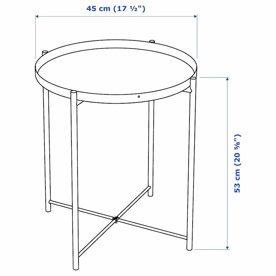 GLADOM Tray table, 45x53 cm