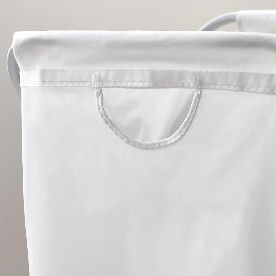 JÄLL Laundry bag with stand, white, 50 l