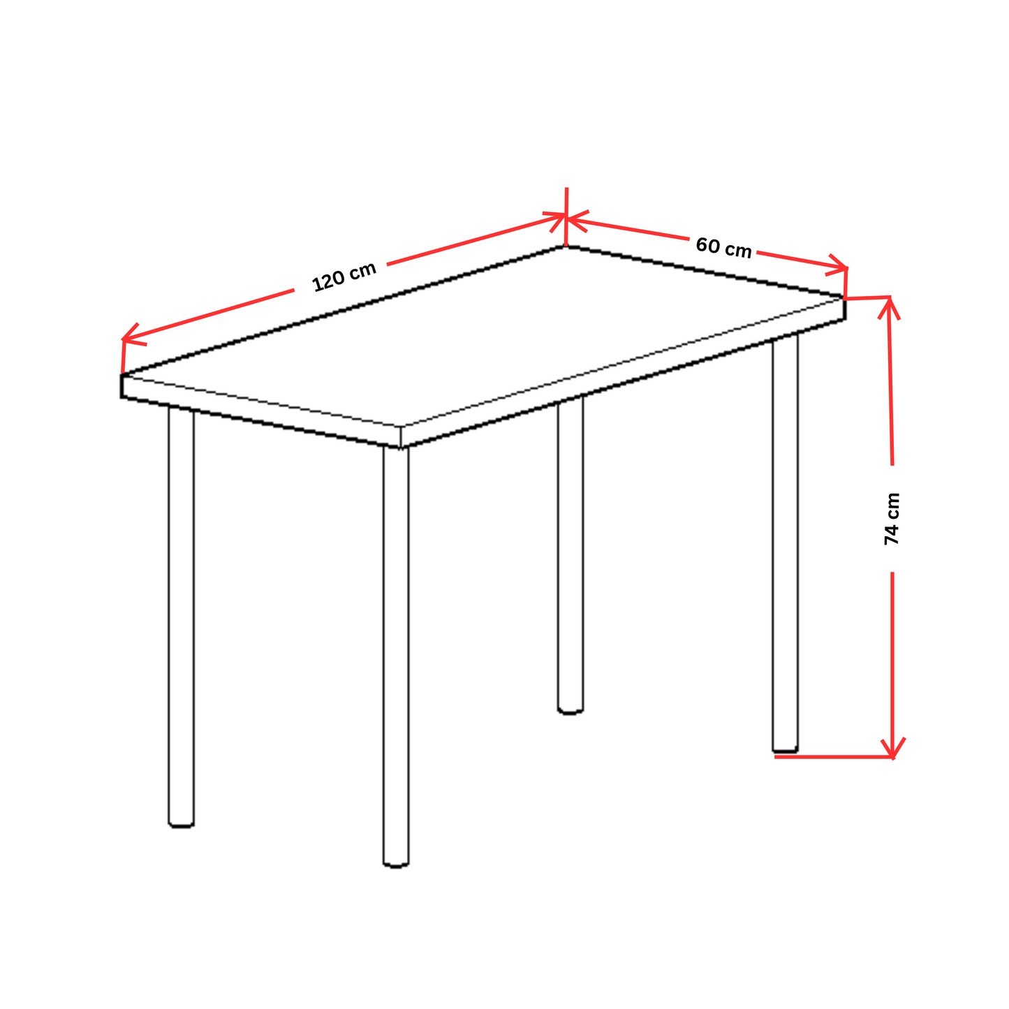 SiMLUX Simple Desk 2
