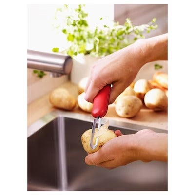 STÄM Potato peeler, red/green/blue