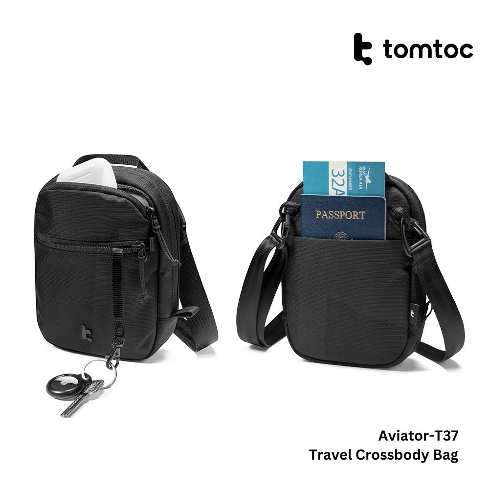 Tomtoc - Aviator-T37 Travel Crossbody Bag ( 1.3L ) - Black