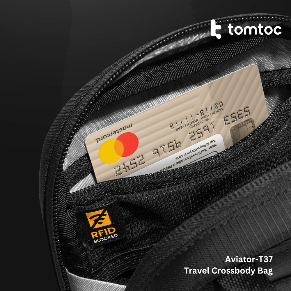 Tomtoc - Aviator-T37 Travel Crossbody Bag ( 1.3L ) - Black