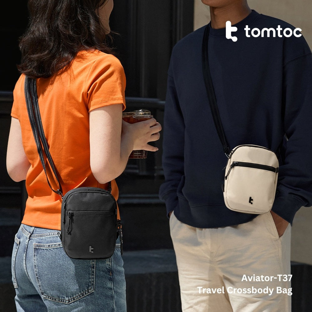 Tomtoc - Aviator-T37 Travel Crossbody Bag ( 1.3L ) - Black