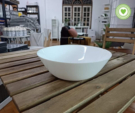 IKEA OFTAST Serving bowl, white, 23 cm