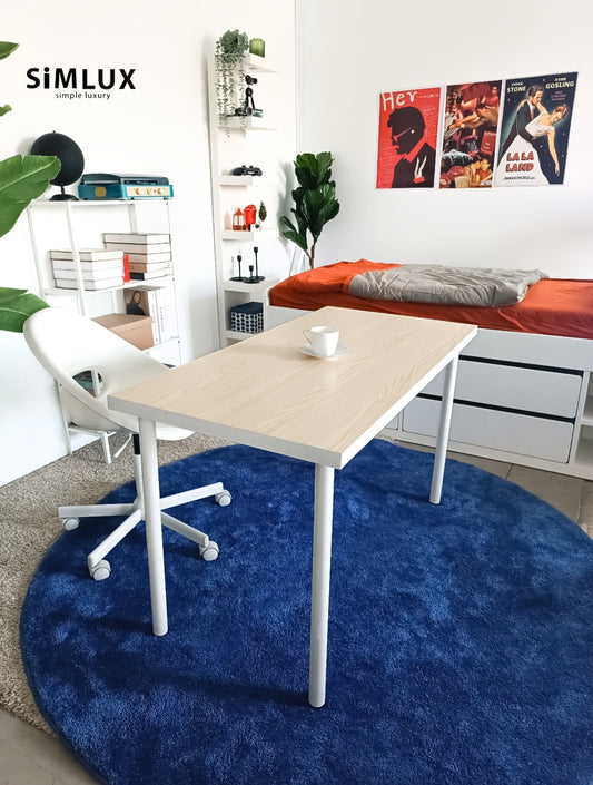 Simple Desk 2 - White Oak Color