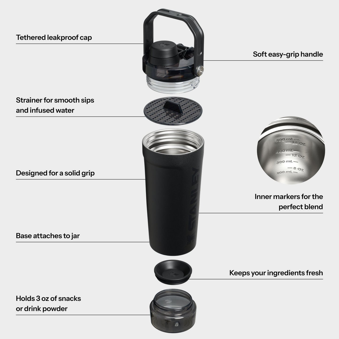 The Vitalize™ Shaker Bottle