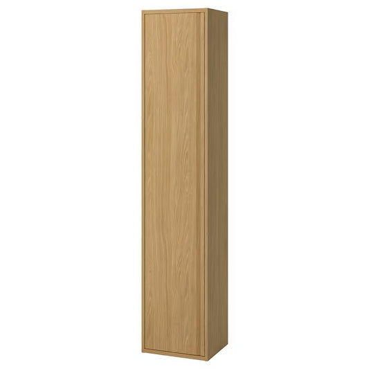 New ÄNGSJÖN High cabinet with door, oak effect, 40x35x195 cm