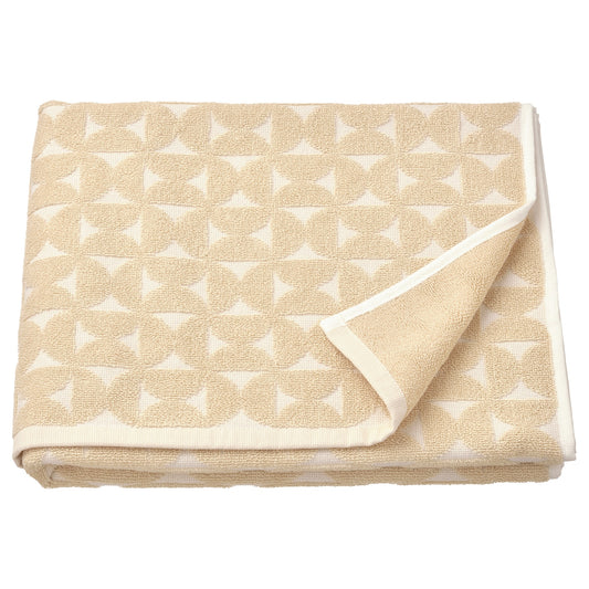 ÄNGSNEJLIKA Bath towel, light beige, 70x140 cm