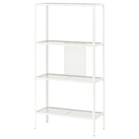 BAGGEBO Shelving unit, metal/white, 60x25x116 cm