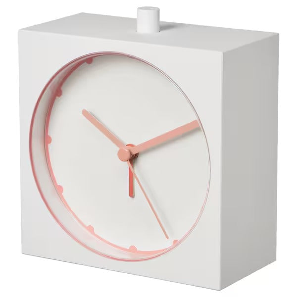 BAJK Alarm clock, white, 5x11 cm