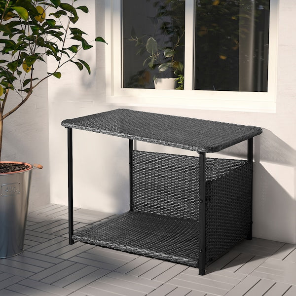 BOLMSÖ Dog bed - outdoor dark grey