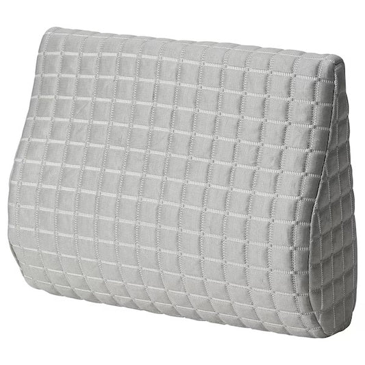 BORTBERG Lumbar cushion, grey, 31x23 cm