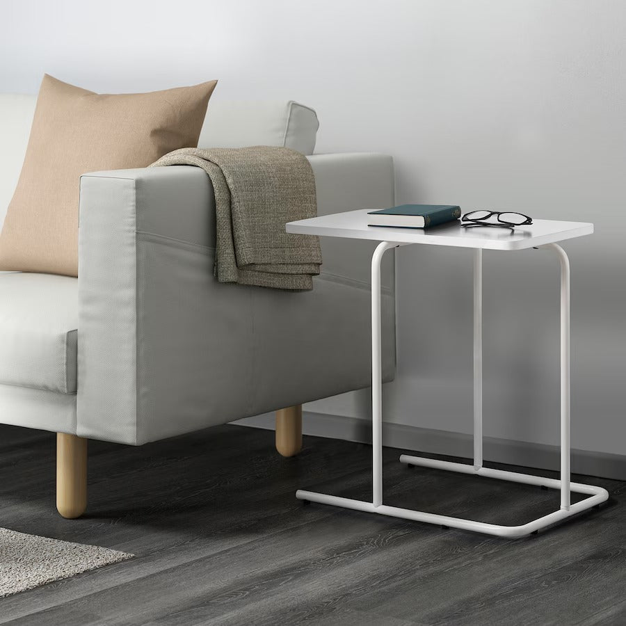 RIAN Side table, white, 50x30 cm