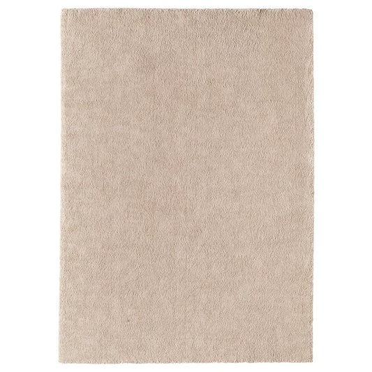 STOENSE Rug, low pile, off-white, 170x240 cm