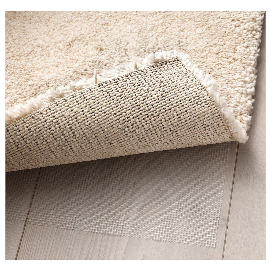 STOENSE Rug, low pile, off-white, 170x240 cm