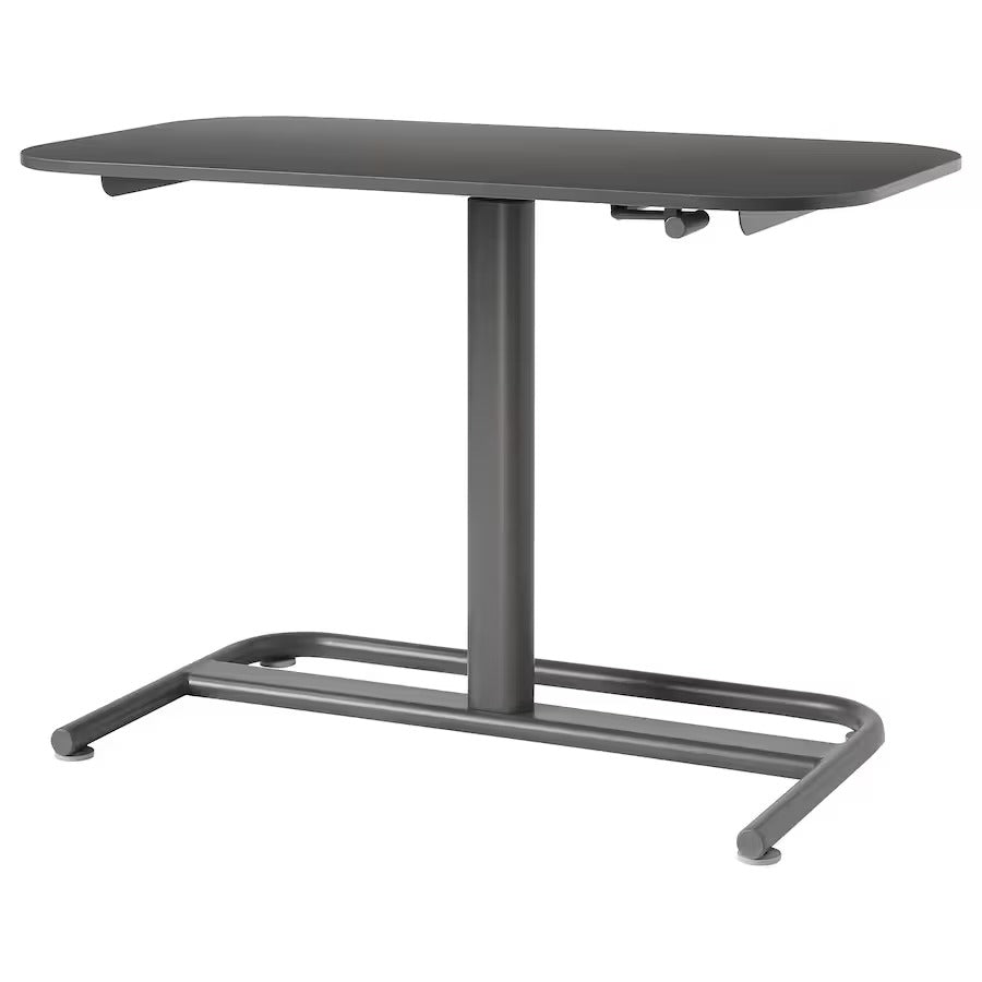 SEGRARE Desk sit/stand, dark grey, 110x60 cm