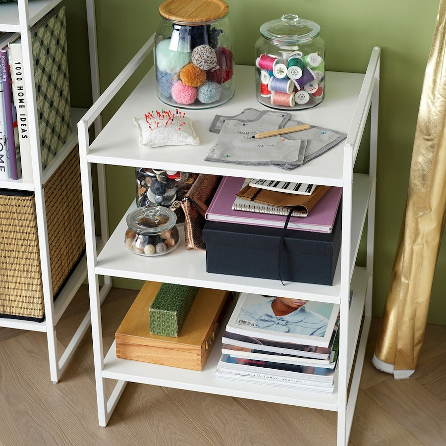 JONAXEL Shelving unit, white, 50x51x70 cm