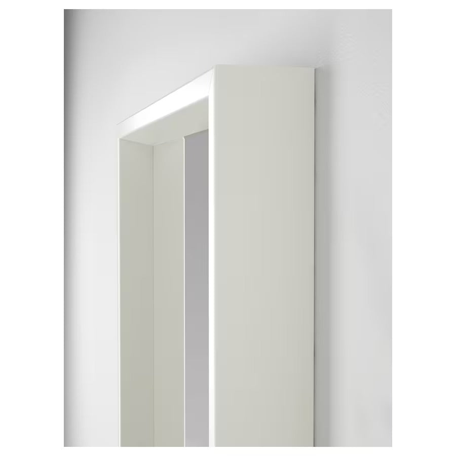 NISSEDAL Mirror combination, white, 130x150 cm