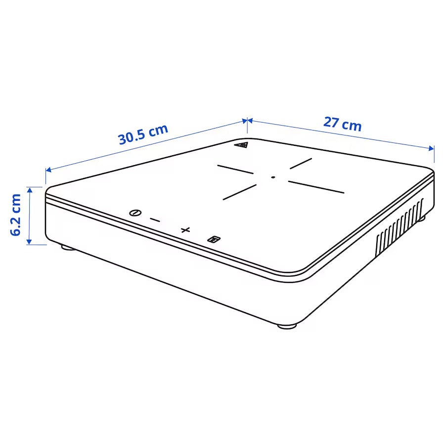 TILLREDA Portable induction hob, 1 zone white