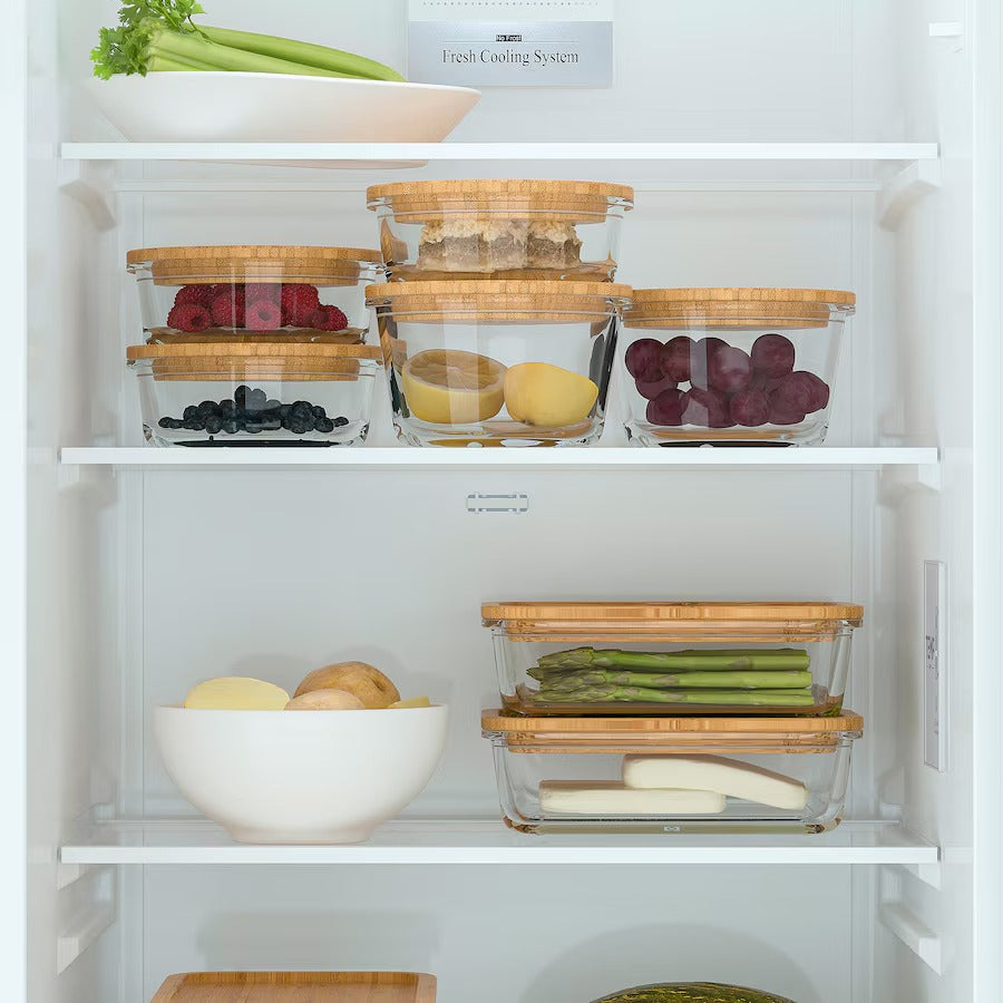 SUPERKALL Fridge/freezer, No Frost/white integrated, 180/68 l