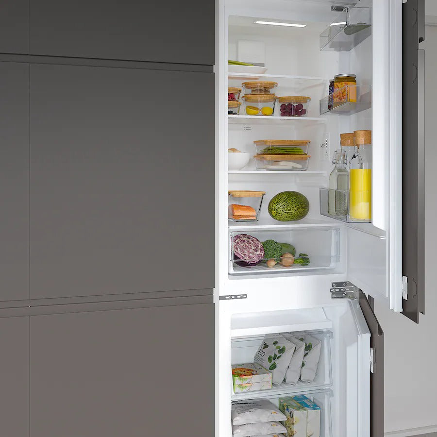 SUPERKALL Fridge/freezer, No Frost/white integrated, 180/68 l