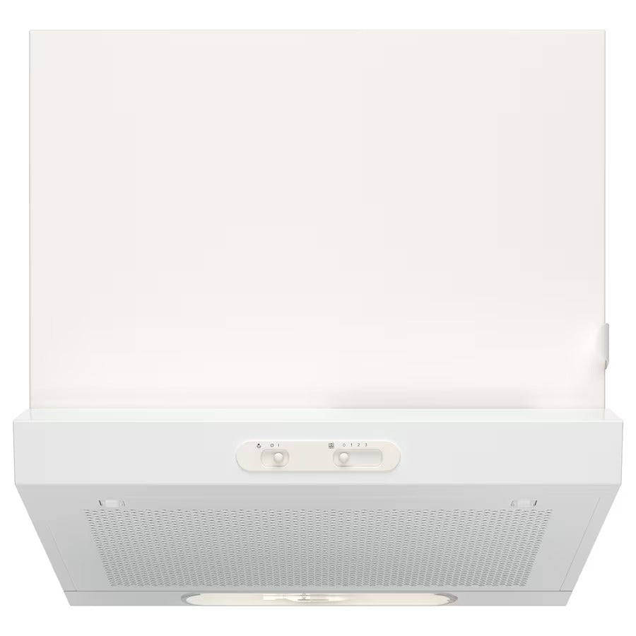 LAGAN Wall mounted extractor hood, white, 60 cm