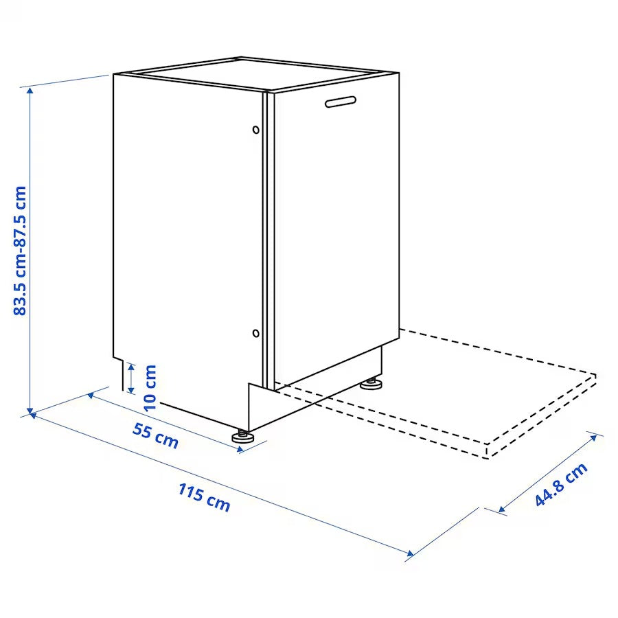 LAGAN Integrated dishwasher, 45 cm