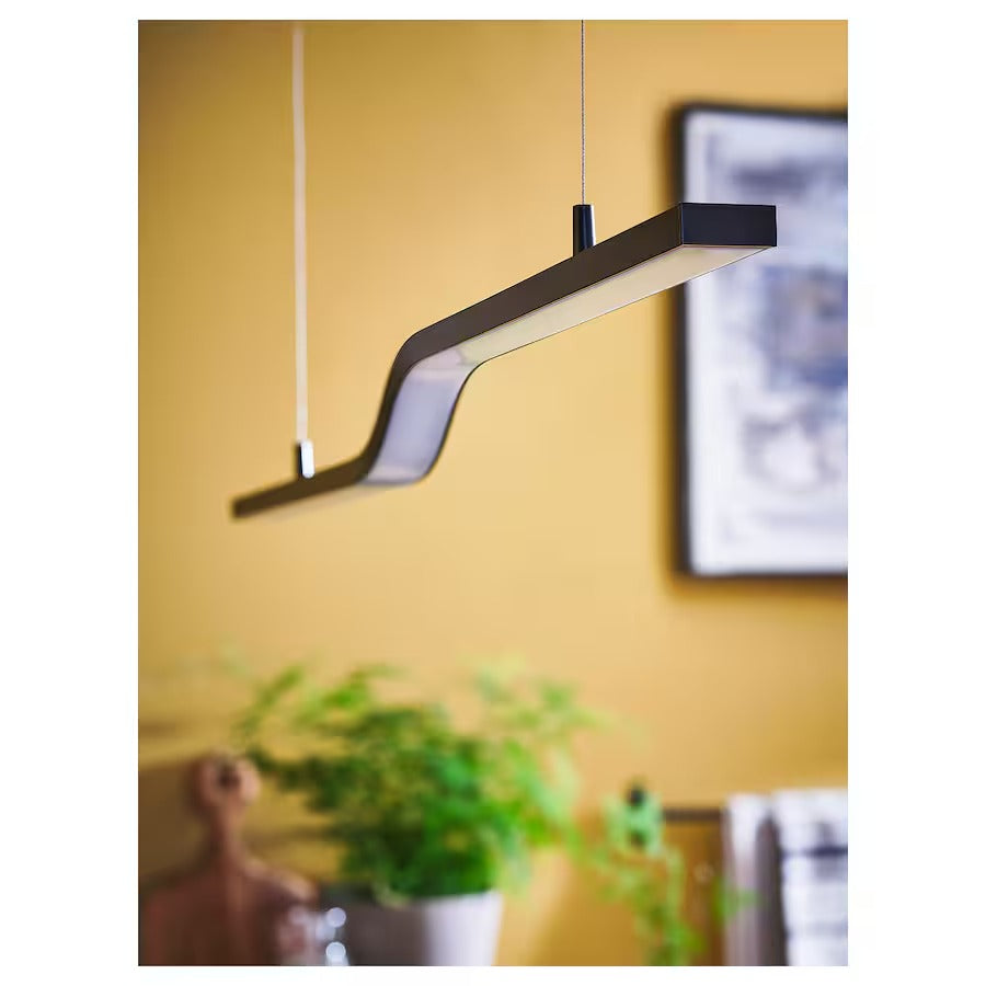 PILSKOTT LED pendant lamp, smart black, 97 cm