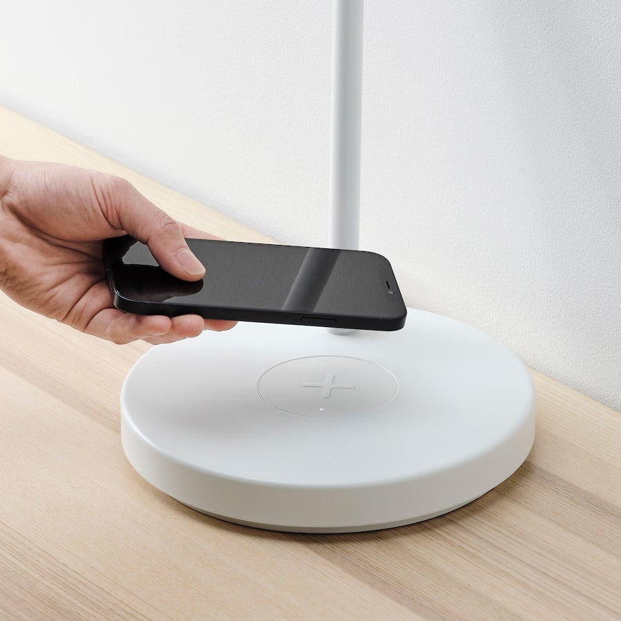 NYMÅNE 904.777.43with wireless charging, white