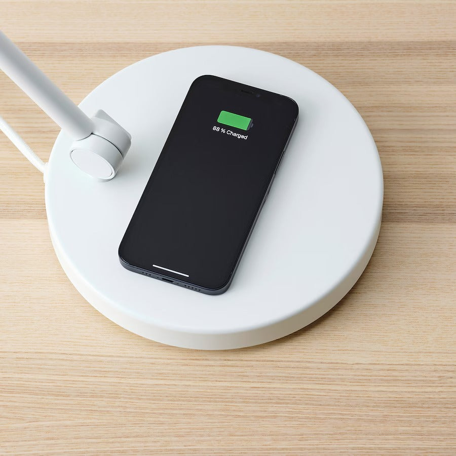 NYMÅNE 904.777.43with wireless charging, white